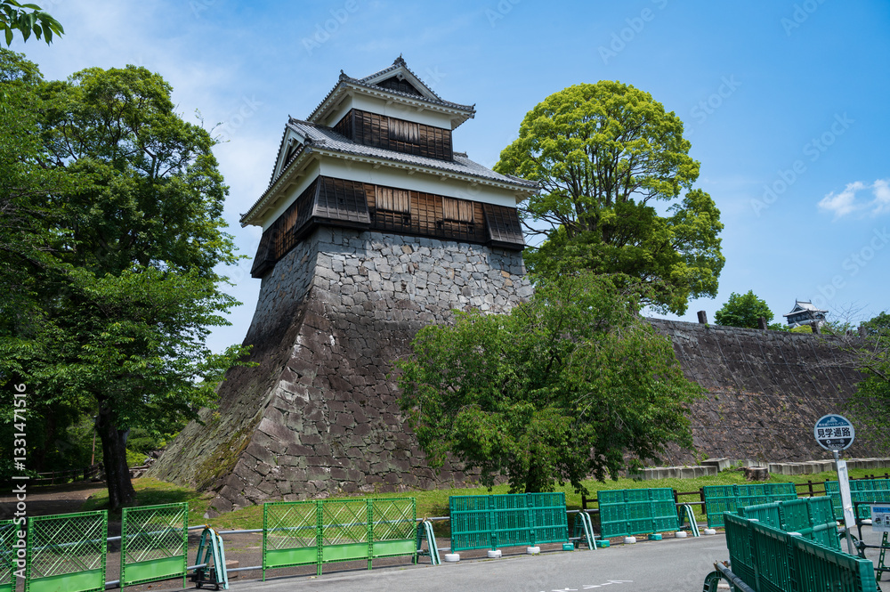 Obraz premium 熊本城、熊本県熊本市