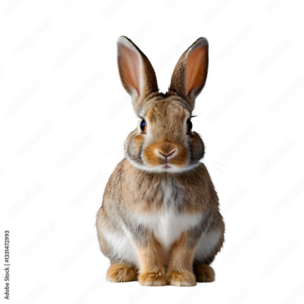 Obraz premium rabbit isolated on white background