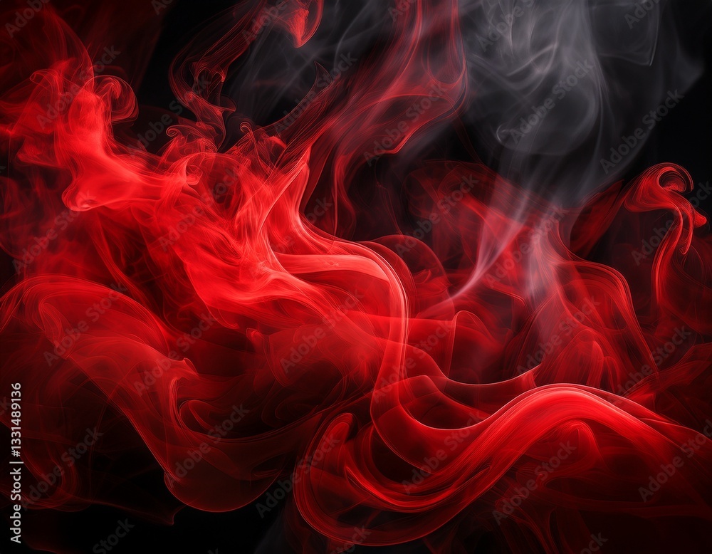 abstract red and black smoky texture resembling fire or fog with dramatic swirling patterns creating a sense of heat mystery and intensity abstract red and black smoky texture resembling fire or fog with dramatic swirling patterns creating a sense of heat mystery and intensity