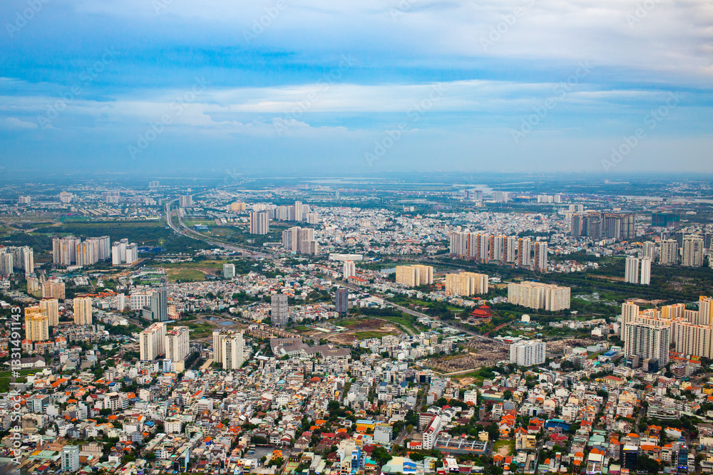 Fototapeta premium Landmark 81 Sai Gon Skyview