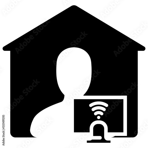Remote Work Icon