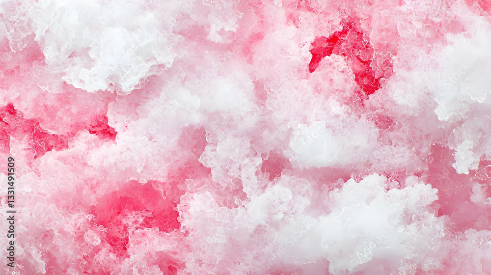 Fototapeta premium Abstract Soft Texture with Pink and White Cloudy Patterns