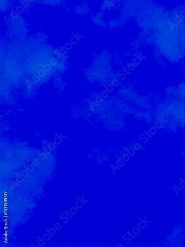 Bright Blue Cloudy Texture with a Dreamy Artistic Effect
