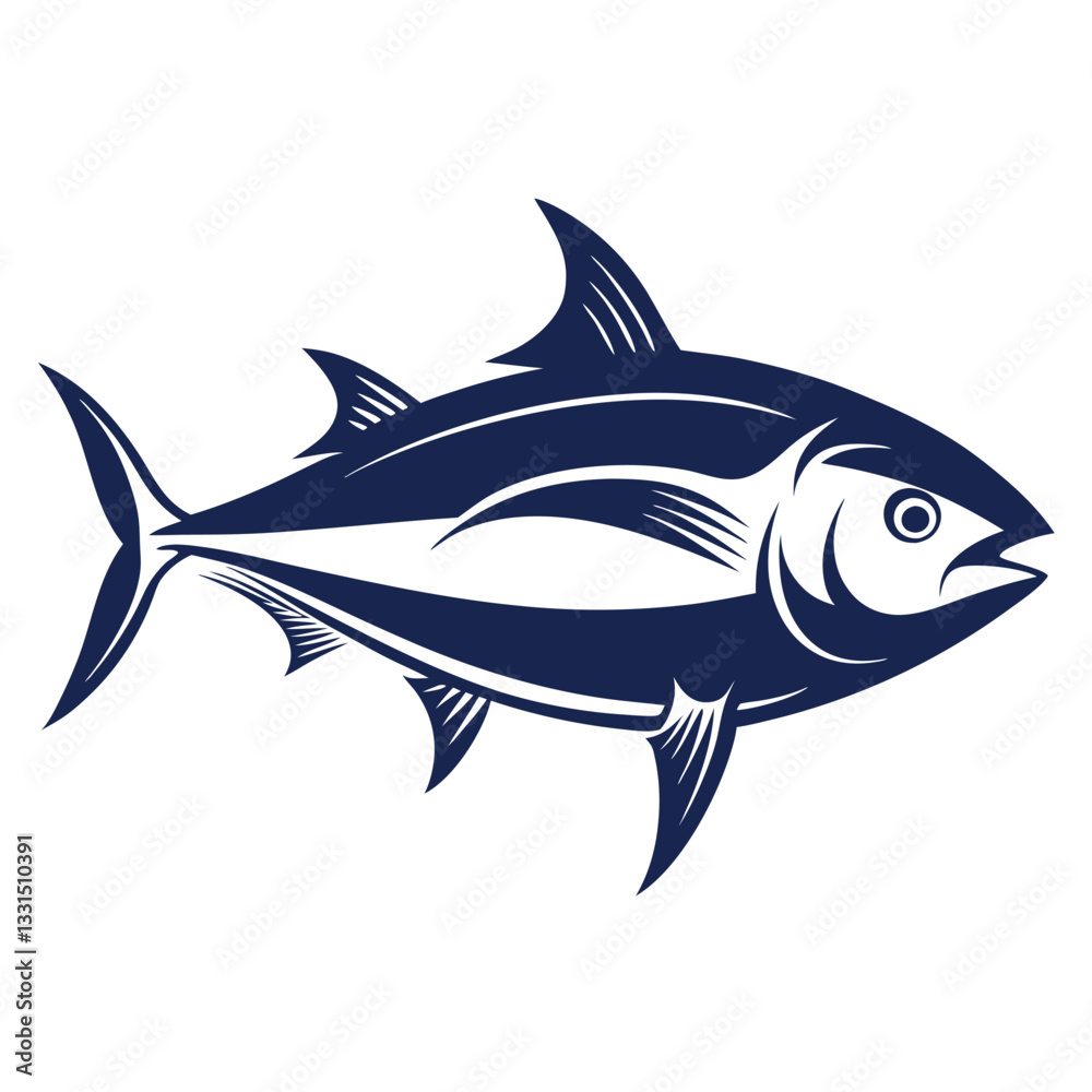 Fish vector on white background Fish vector on white background