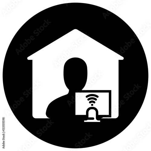 Remote Work Icon
