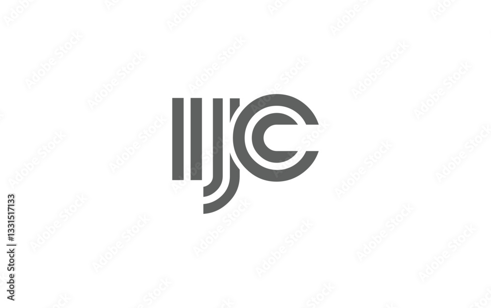 IJC Creative Unique Modern Letter Logo Design. Stylized logo featuring a unique letter design, presenting abstract minimalist aesthetics and modern appeal. IJC Creative Unique Modern Letter Logo Design. Stylized logo featuring a unique letter design, presenting abstract minimalist aesthetics and modern appeal.