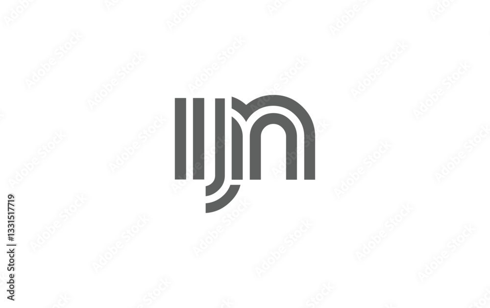 IJN Creative Unique Modern Letter Logo Design. Stylized logo featuring a unique letter design, presenting abstract minimalist aesthetics and modern appeal. IJN Creative Unique Modern Letter Logo Design. Stylized logo featuring a unique letter design, presenting abstract minimalist aesthetics and modern appeal.