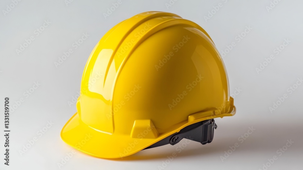 Fototapeta premium Yellow Construction Safety Helmet