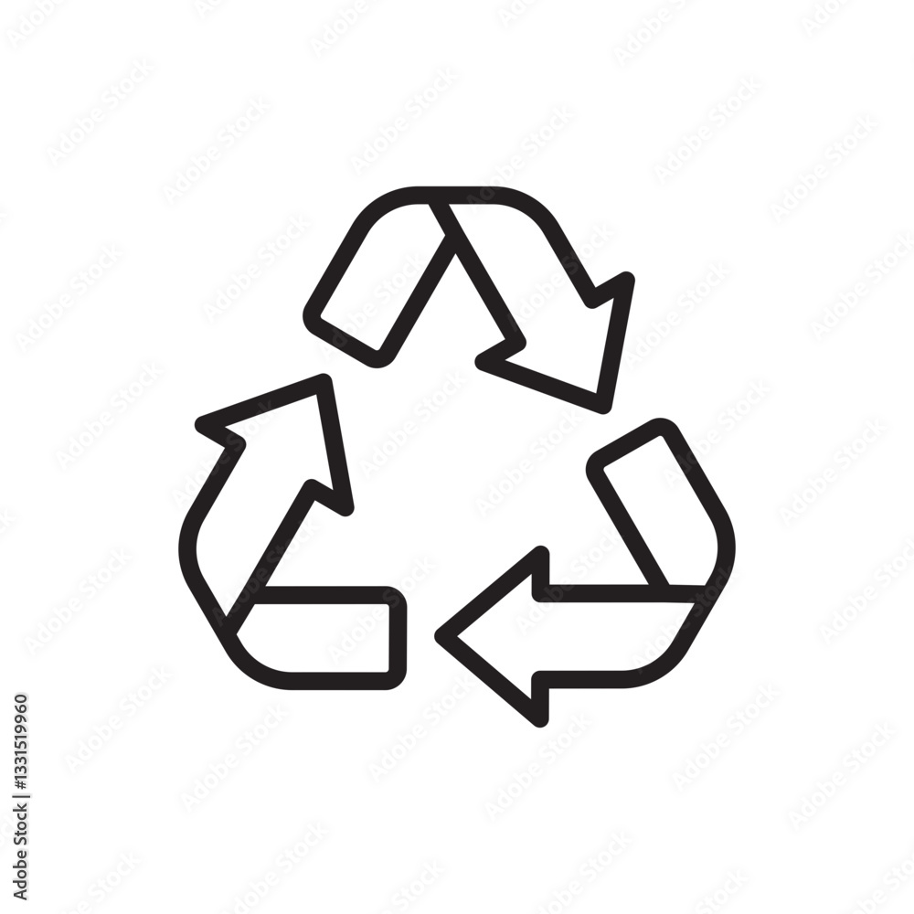 Recycle Line Icon
