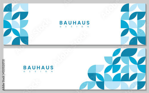 Abstract brutalist modern geometric shapes design templates