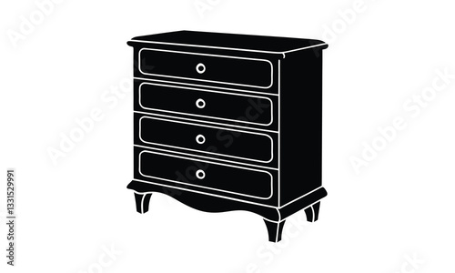 Dresser Holds Clothing Organized and Neat