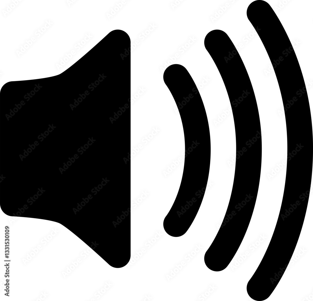 Ícone Minimalista - mixer, Volume 2, alto falante, volume, som, saída para Interfaces, Aplicativos, Web, Tecnologia e Design