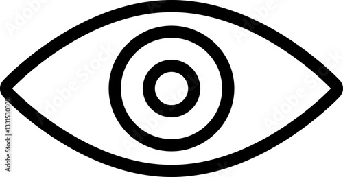 Ícone Minimalista - MOSTRAR SENHA, OLHO, EYES, SHOW PASWOORD, PASSWORD, para Interfaces, Aplicativos, Web, Tecnologia e Design