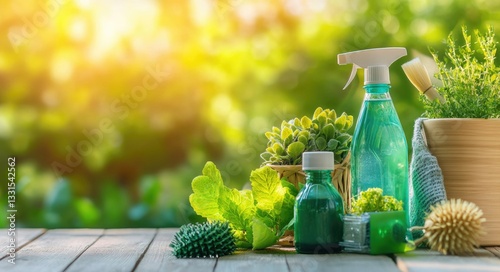 Non-Toxic Cleaning. Eco-Friendly Household Products for a Sustainable Lifestyle