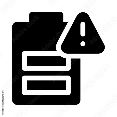 Low battery glyph icon