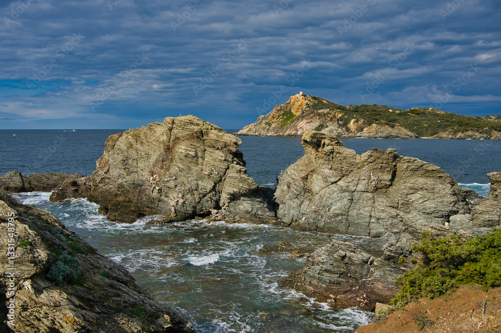 Ile du Gaou an der französischen Côte d'Azur Ile du Gaou an der französischen Côte d'Azur