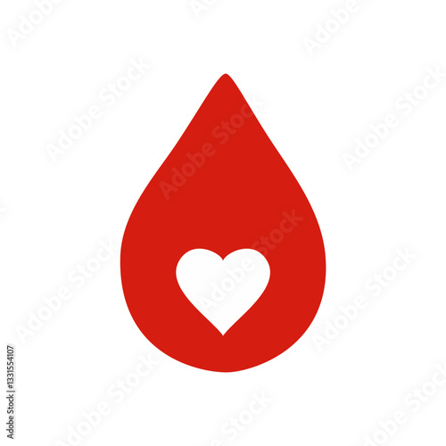 blood drop heart