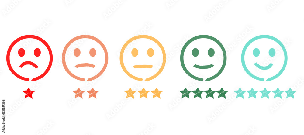 Smiley rating scale. Smiley level survey. Feedback rating level Smiley rating scale. Smiley level survey. Feedback rating level