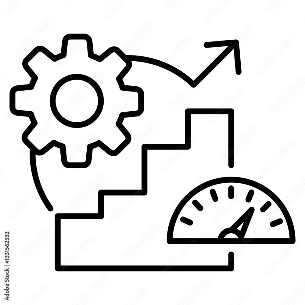 Obraz premium performance improvement Icon 