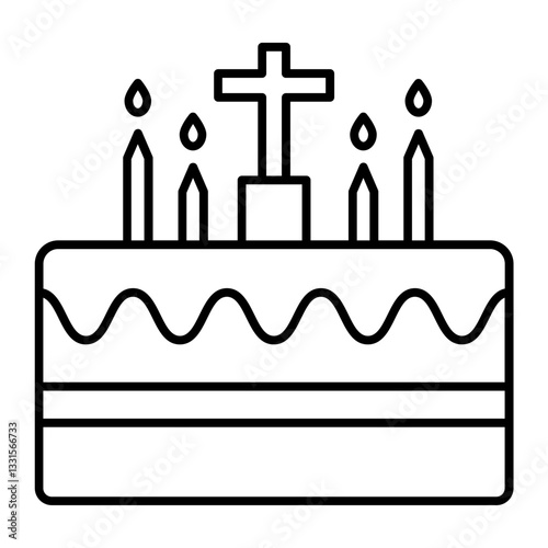 Altar outline icon