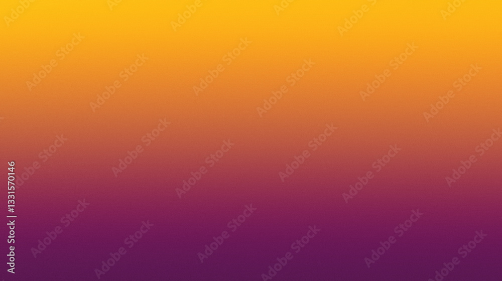 Naklejka premium Color gradient background in vibrant shades of yellow and purple, perfect for graphic design, web backgrounds, and creative projects. Smooth texture backdrop.