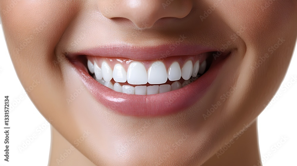 Obraz premium Joyful woman exuding happiness with a bright smile isolated on a clean white background highlighting pure emotion