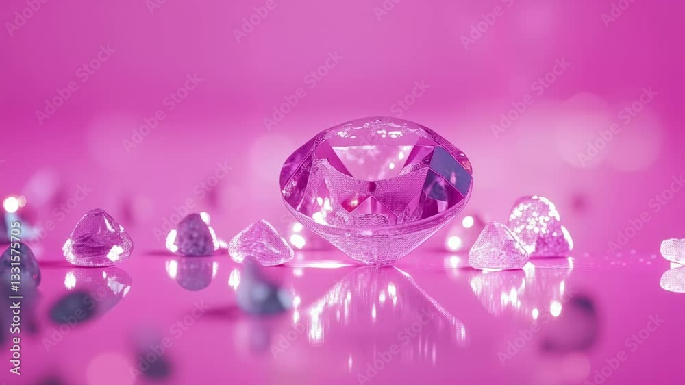 A diamond is surrounded by many other diamonds A diamond is surrounded by many other diamonds