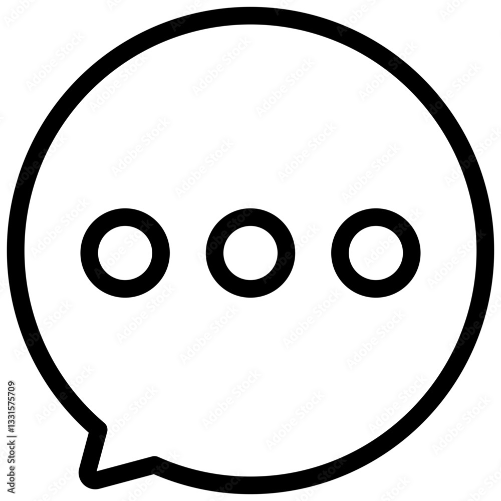 Fototapeta premium Chat Icon