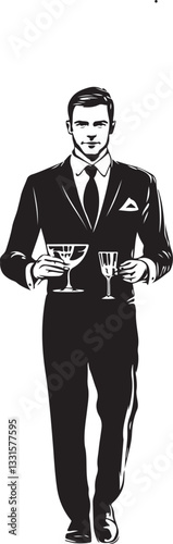 silhouette of a man