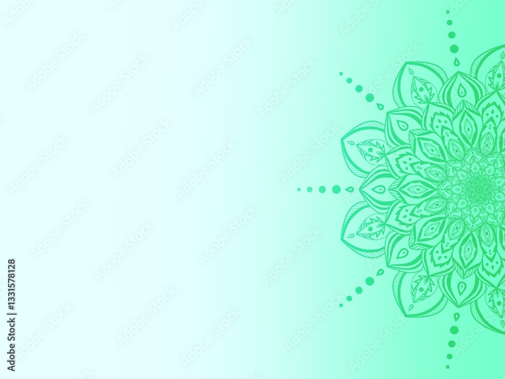 Mandala peace design of art on background .
