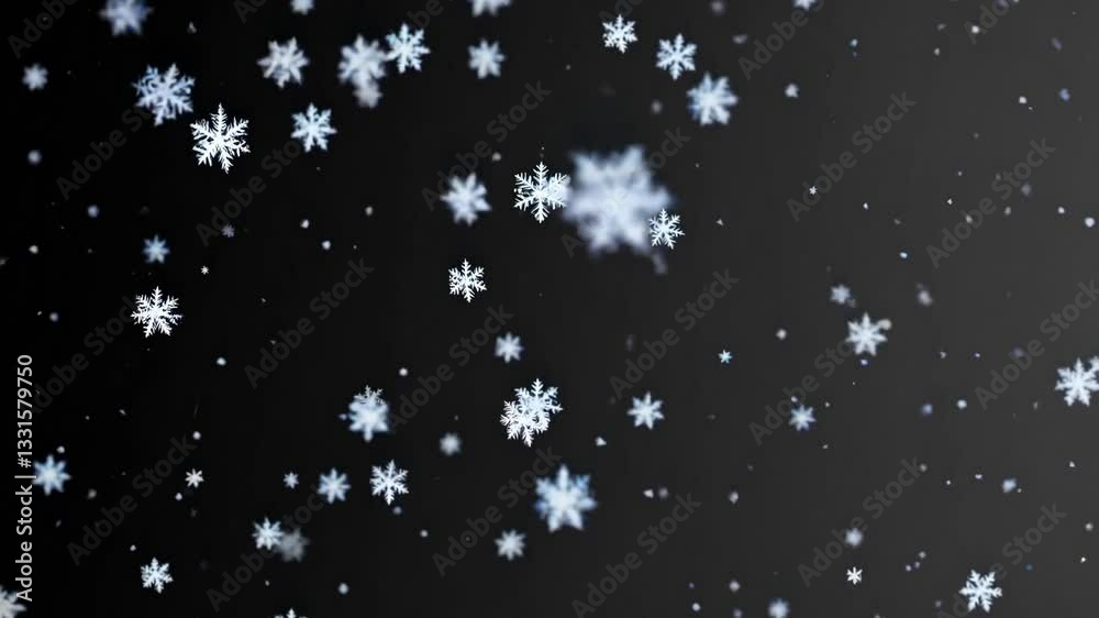 Snowflakes Falling on Black Background, Winter Snowstorm Effect, Holiday and Seasonal Concept Stock Video 4K Ultra HD MP4 Video Footage Download Snowflakes Falling on Black Background, Winter Snowstorm Effect, Holiday and Seasonal Concept Stock Video 4K Ultra HD MP4 Video Footage Download