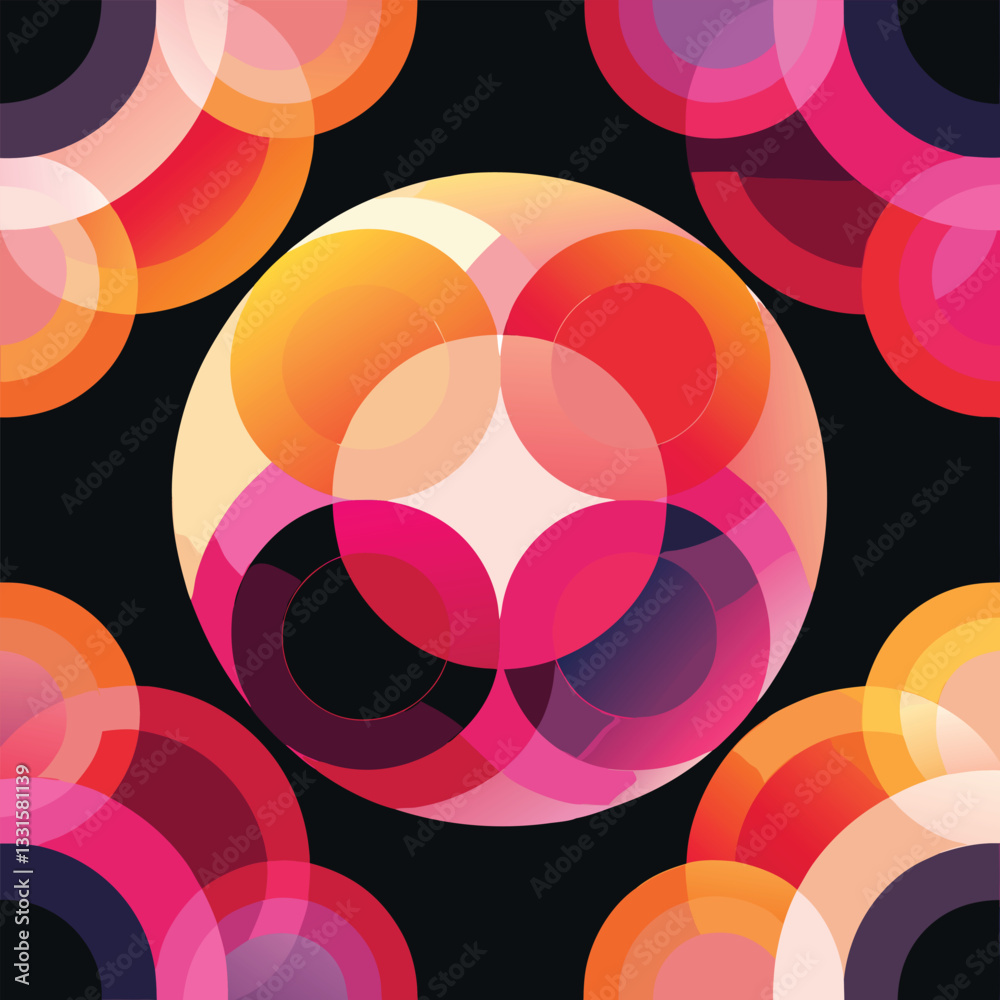 abstract background with circles abstract colorful background seamless pattern with circles abstract background with circles abstract colorful background seamless pattern with circles