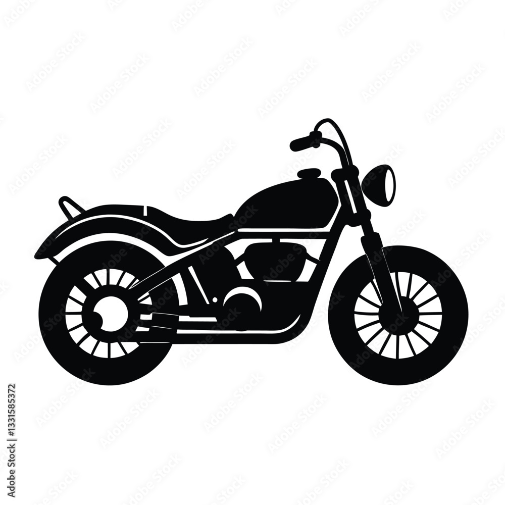 High-Quality Motorcycle Vector Illustration