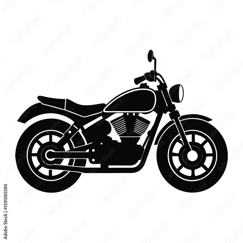 Fototapeta premium High-Quality Motorcycle Vector Illustration
