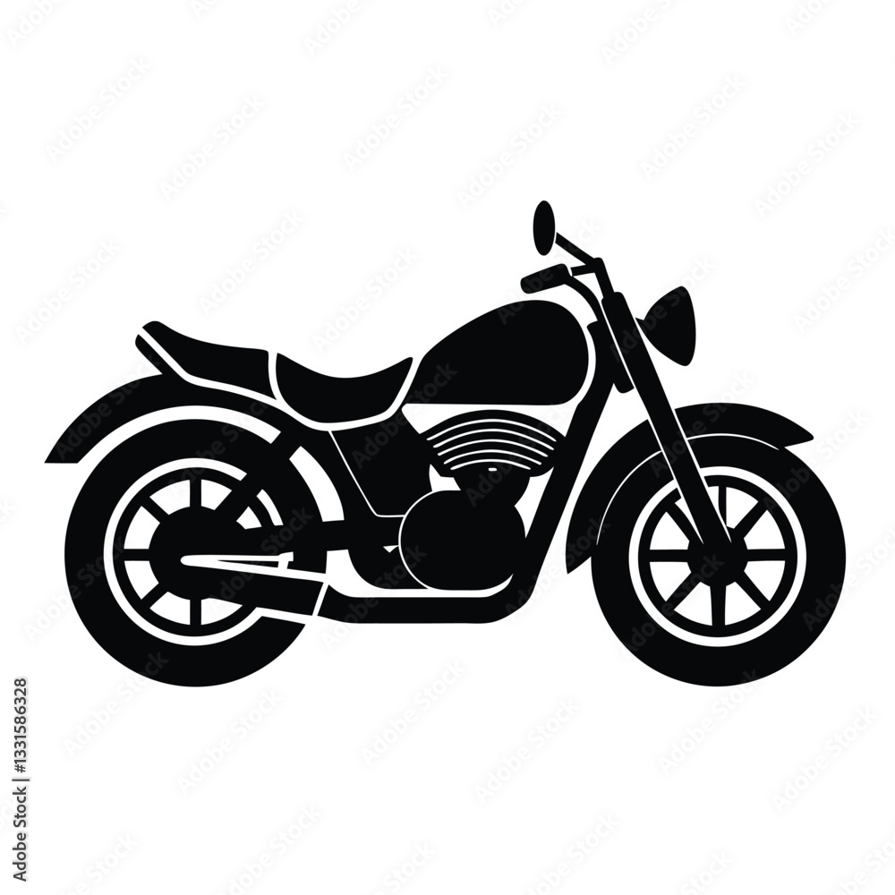 Fototapeta premium High-Quality Motorcycle Vector Illustration