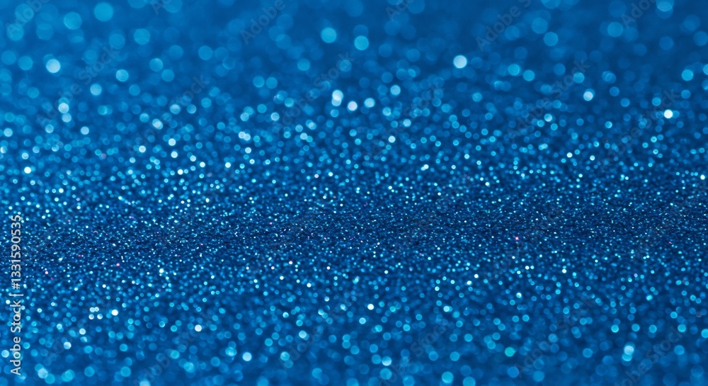 Sparkling Blue Glitter Texture Background. AI Generated Sparkling Blue Glitter Texture Background. AI Generated