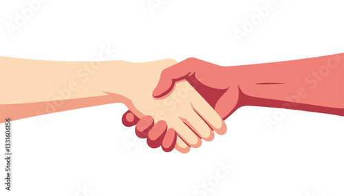 Wallpaper Mural Abstract handshake conveying unity and agreement, professional collaboration Torontodigital.ca