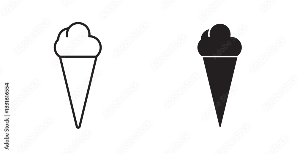 ice cream cone icon ice cream cone icon