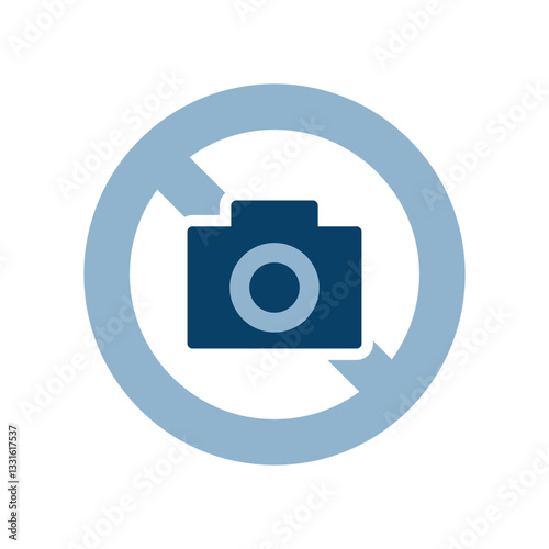 撮影禁止のアイコンイラスト