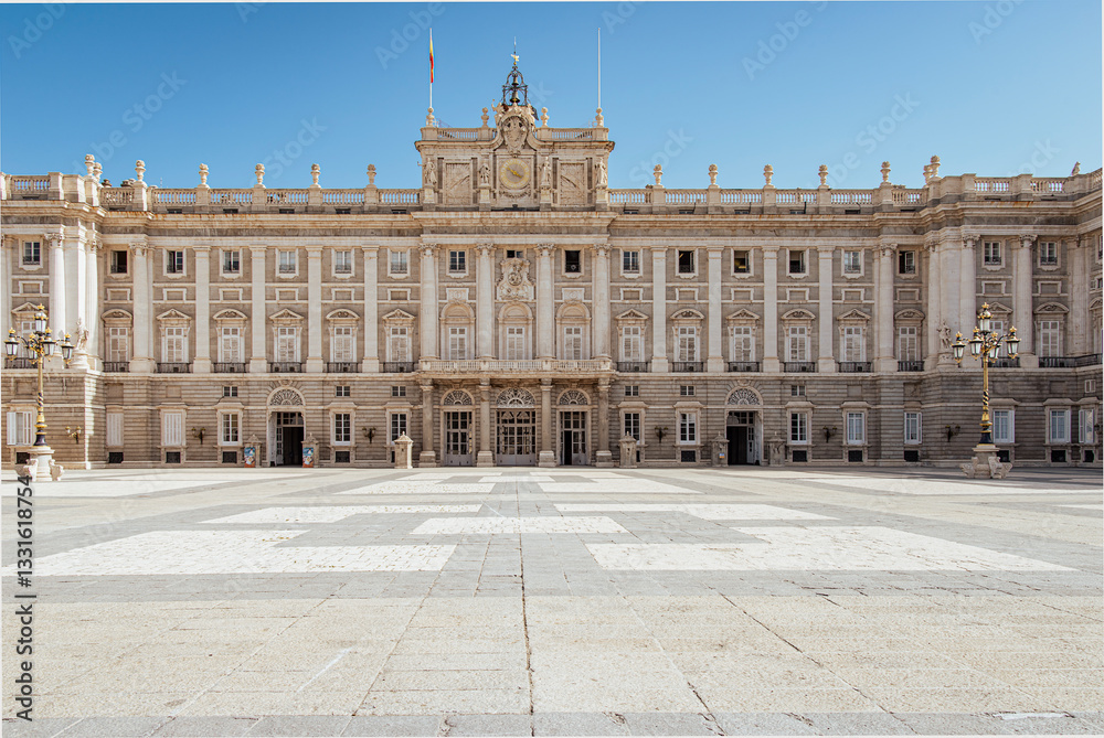 Obraz premium Royal Palace of Madrid. Spain. Europe.