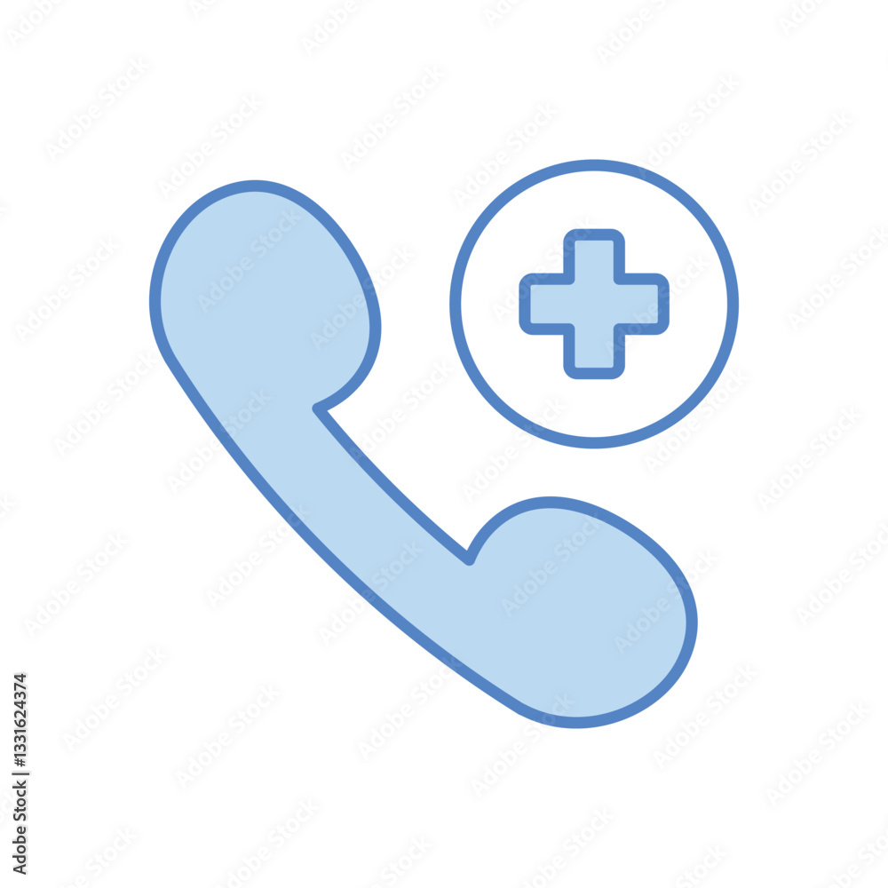 Obraz premium Emergency Call vector icon
