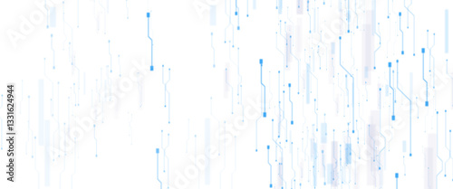 Abstract futuristic electronic circuit technology background.