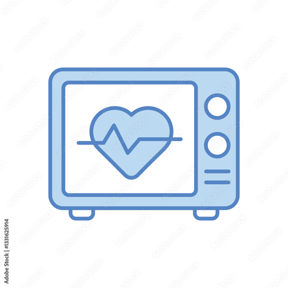 Cardiogram vector icon Cardiogram vector icon