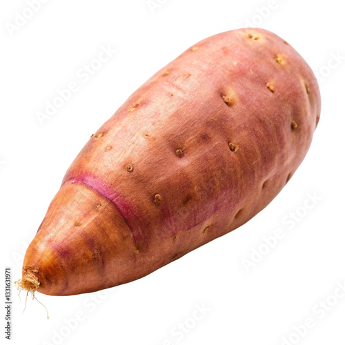 potatoes isolated on white background
