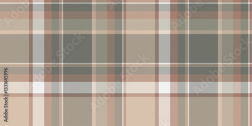 Subtle neutral plaid pattern in earthy tones.  Perfect for backgrounds, textiles, apparel design, or website templates.  Evokes feelings of warmth, comfort, and rustic charm.