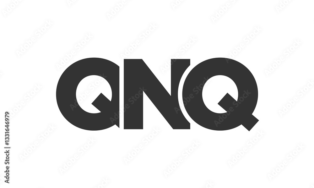 QNQ logo design template with strong and modern bold text. Initial based vector logotype featuring simple and minimal typography. Trendy company identity. QNQ logo design template with strong and modern bold text. Initial based vector logotype featuring simple and minimal typography. Trendy company identity.