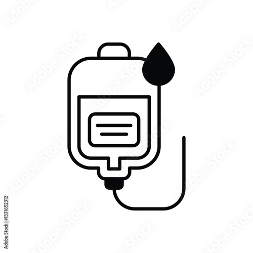 Blood Transfusion vector icon