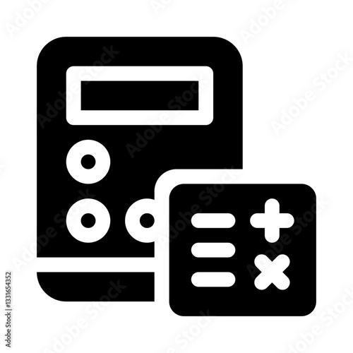 Cvalculator glyph icon