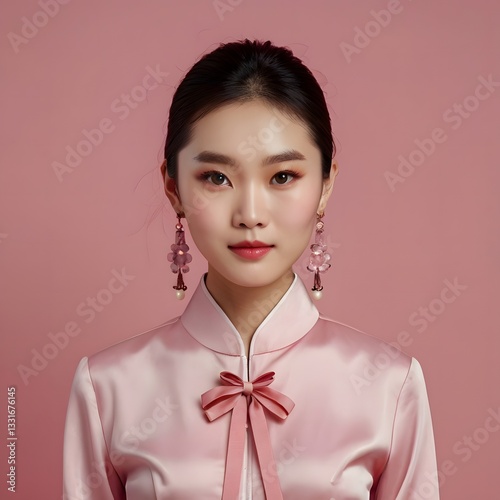 Wallpaper Mural Beautiful elegant woman front view photo, spa worker, Beautiful elegant woman front view photo Torontodigital.ca
