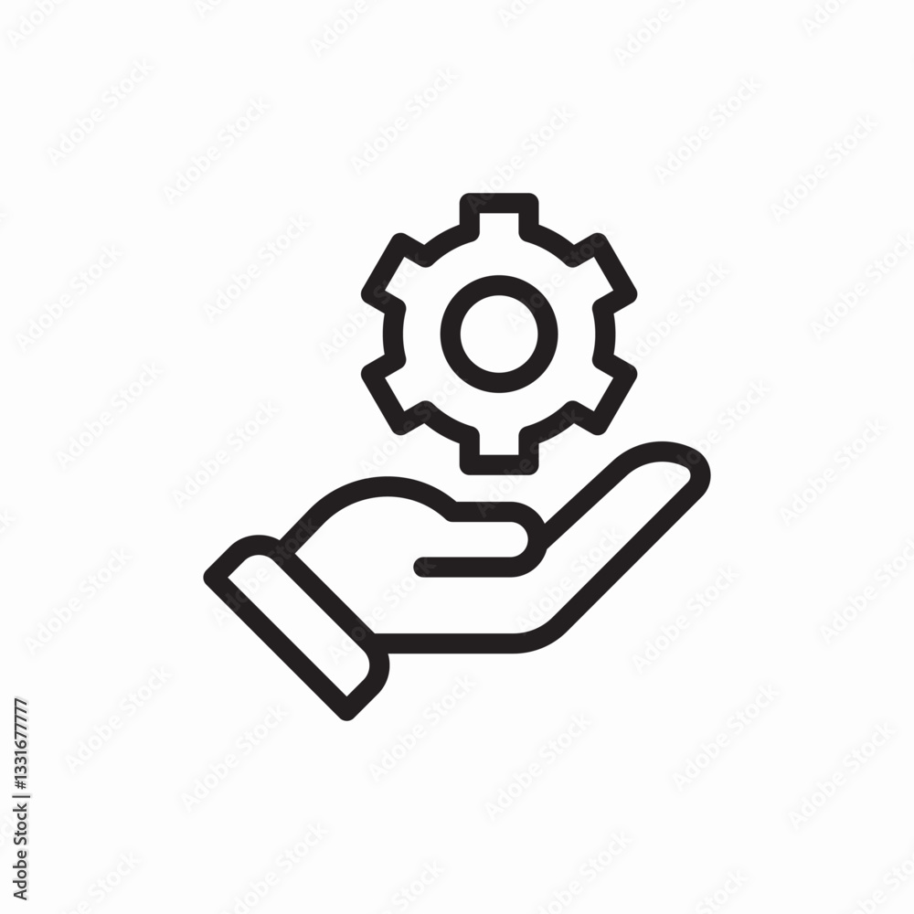 Technical support service icon vector sign Technical support service icon vector sign
